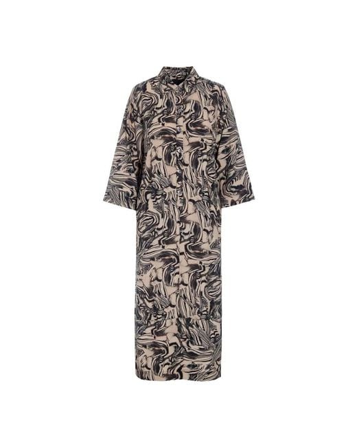 Bitte Kai Rand Gray Midi Dresses