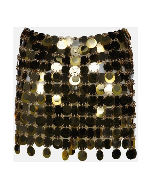 Rabanne Green Short Skirts