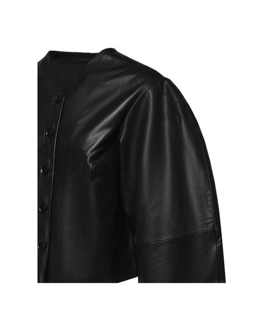 ROTATE BIRGER CHRISTENSEN Black Leather Jackets