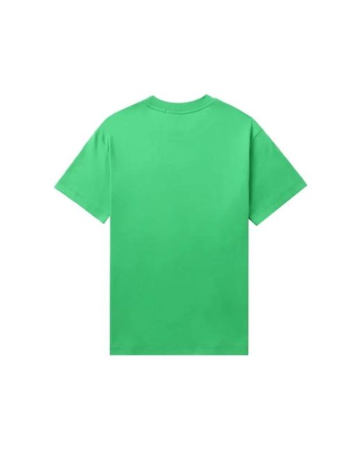 MSGM Green T-Shirts for men