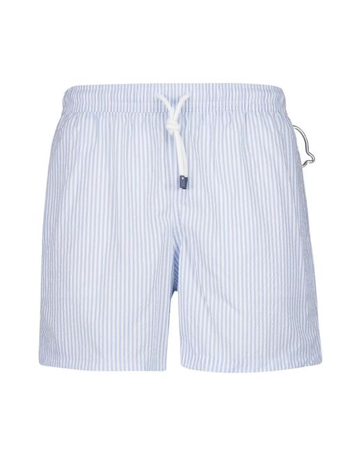 Fedeli Blue Beachwear for men