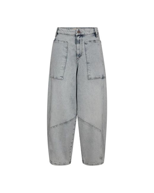 Mos Mosh Gray Loose Fit Jeans