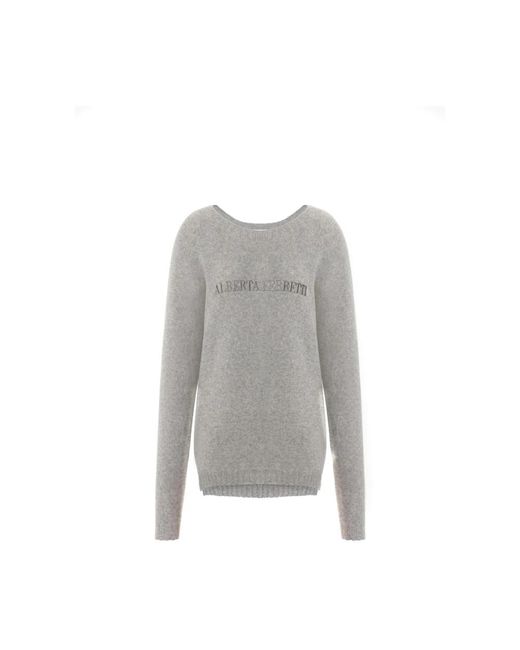 Cashmere Knitwear Alberta Ferretti de color Gray