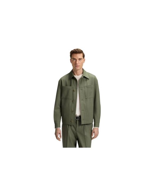 HUGO Overshirt in het Green voor heren