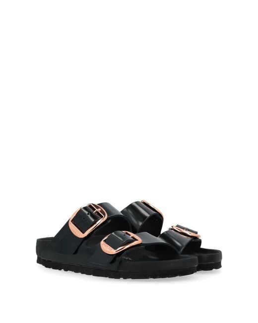 Birkenstock Black Sliders