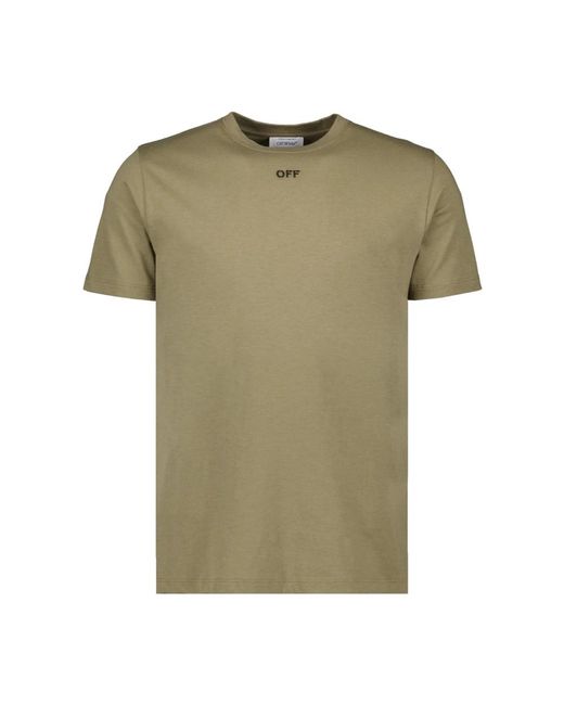 Tops > t-shirts Off-White c/o Virgil Abloh pour homme en coloris Green