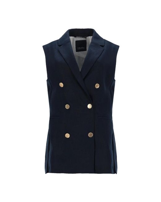 Max Mara Blue Vests