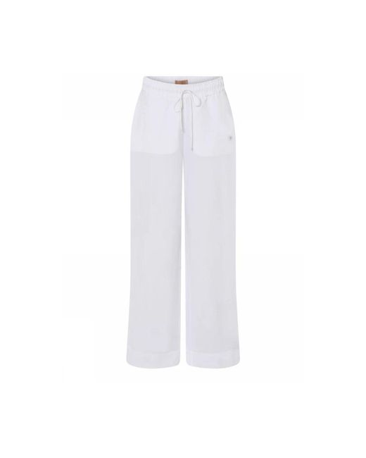 GUSTAV White Wide Trousers