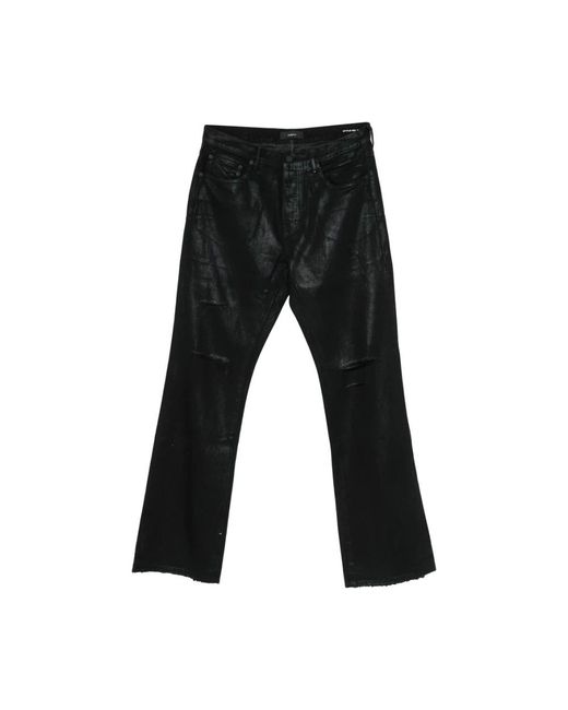 Purple Brand Black Flared Jeans for men