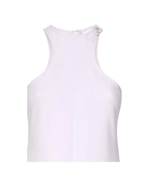 Courreges White Short Dresses