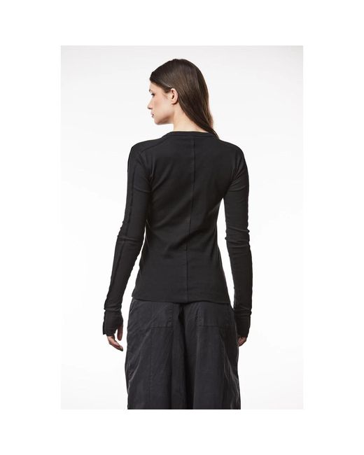 Thom Krom Black Long Sleeve T-Shirts