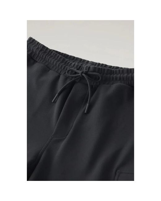 Woolrich Black Sweatpants for men