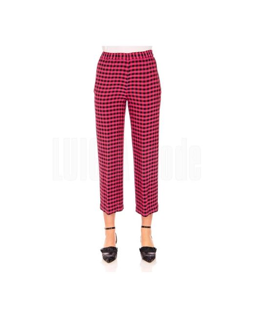 Aspesi Cropped Trousers in het Red