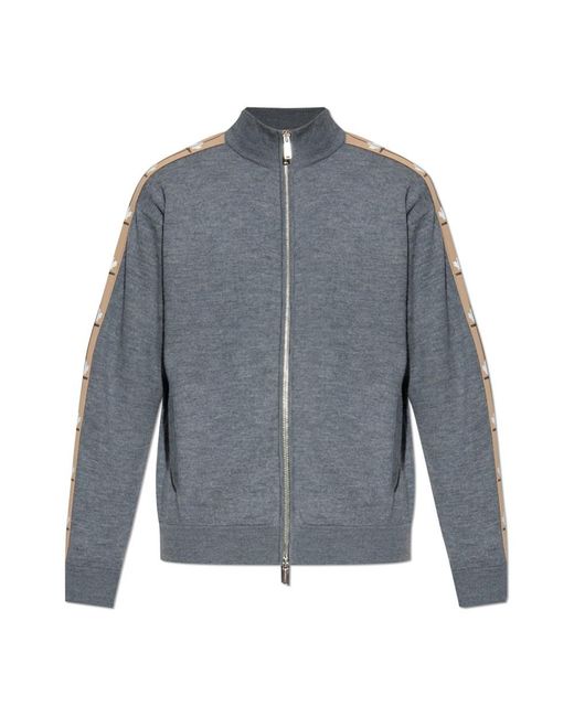 DSquared² Truien & Vesten ,Grijs ,Wol Wollen Vest in het Blue voor heren