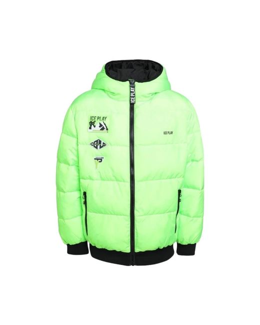Ice Play Green Winter Jackets for men