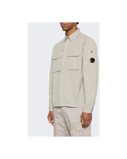 C P Company White Light Jackets for men