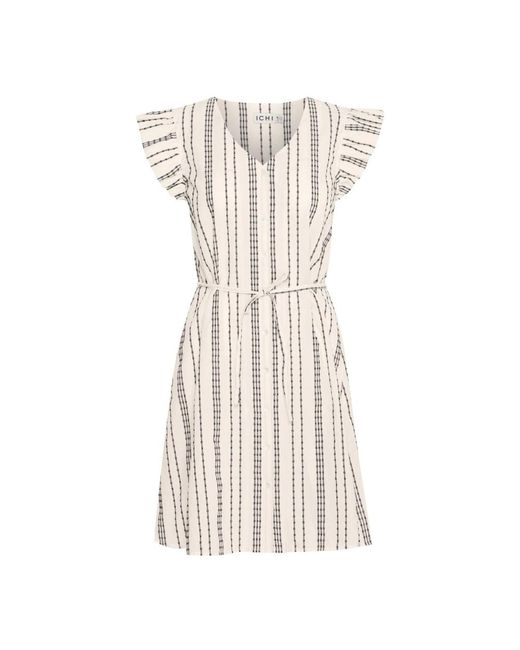 Ichi Natural Short Dresses