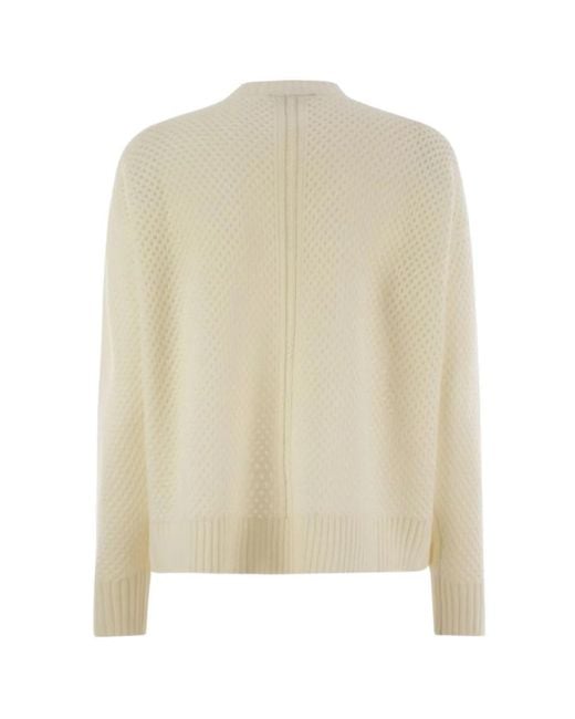 Fabiana Filippi White Round-Neck Knitwear