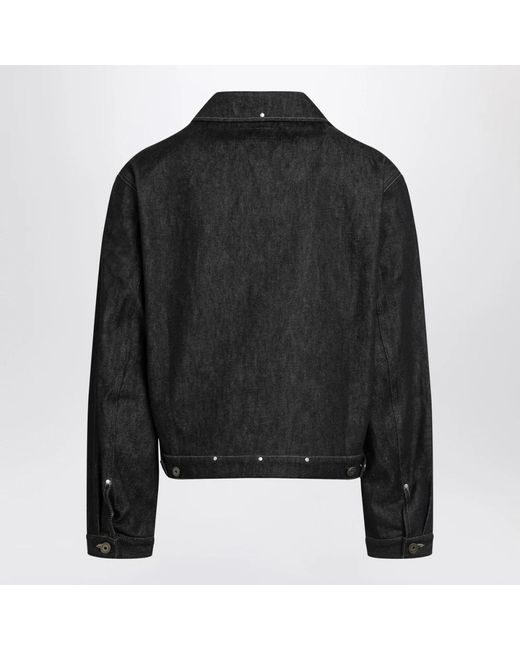 Lemaire Black Denim Jackets for men
