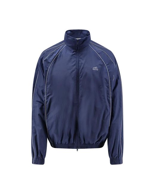 Balenciaga Blue Light Jackets for men