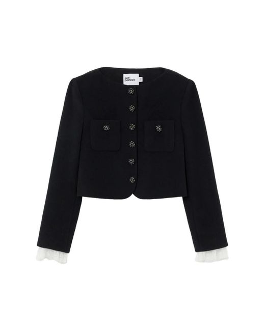 Self-Portrait Black Blazers