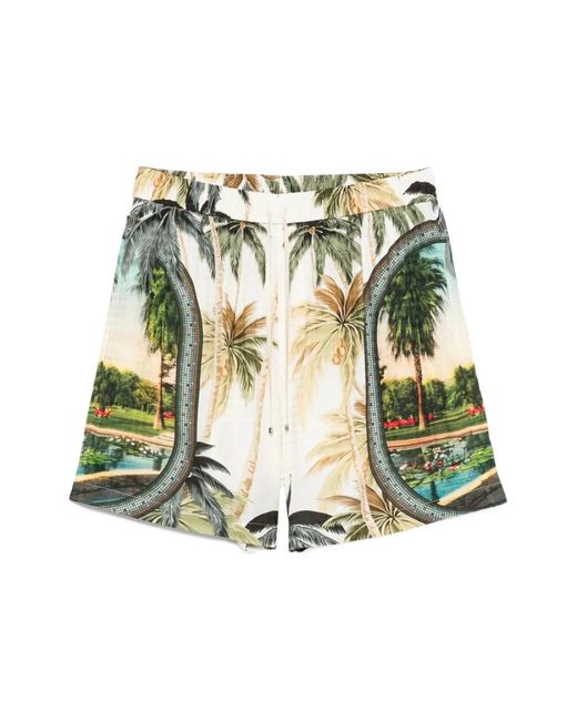 Amiri Green Short Shorts for men