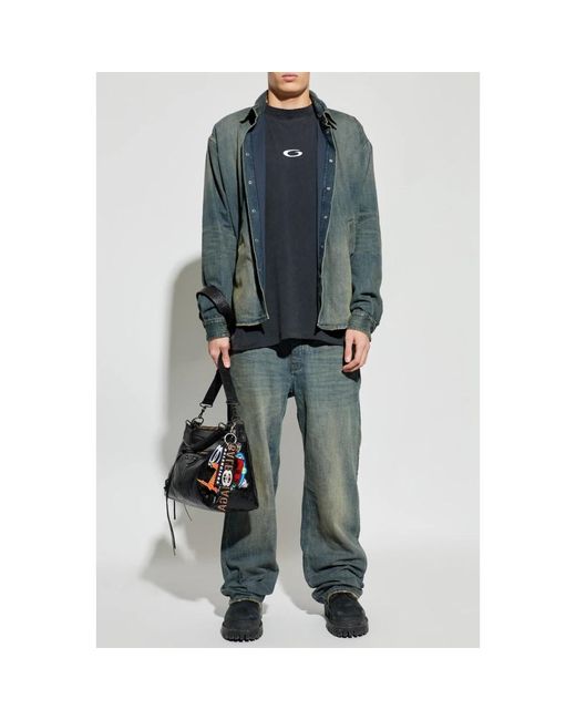 Straight Jeans Balenciaga de hombre de color Blue