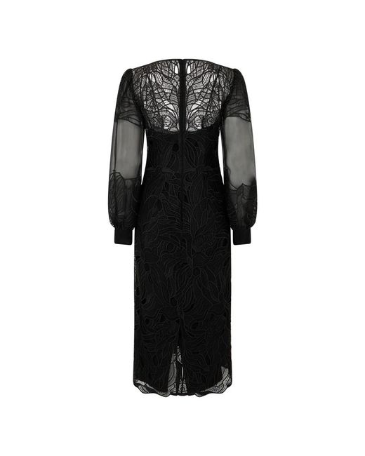 Midi Dresses Alberta Ferretti de color Black