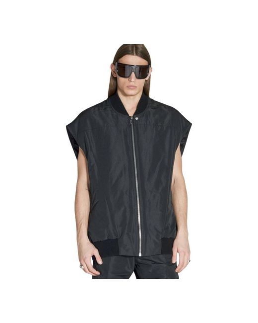 Rick Owens Black Vests for men