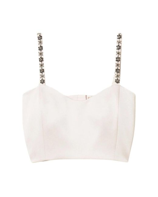 Twinset White Sleeveless Tops