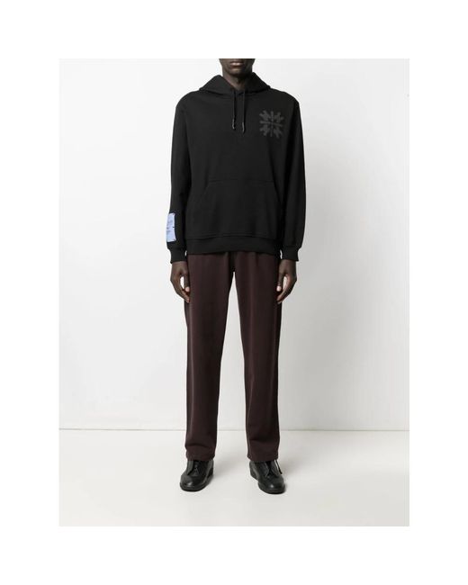 McQueen Black Hoodies for men