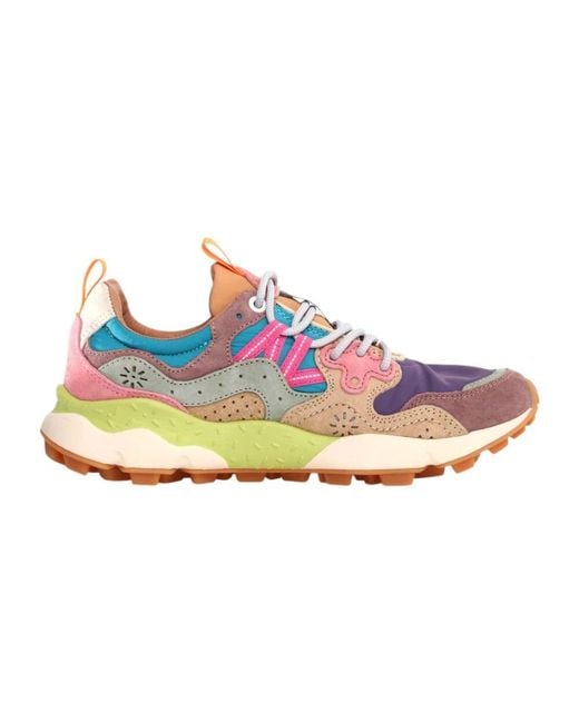 Flower Mountain Blue Yamano 3 Sneakers