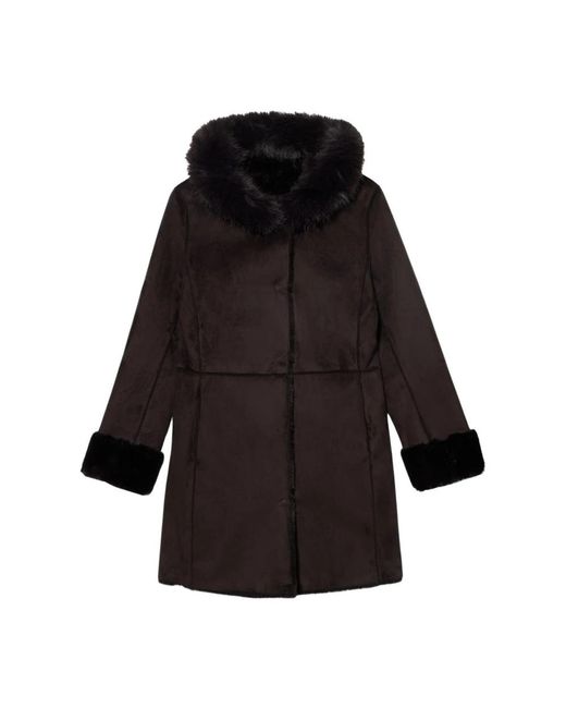 Single-Breasted Coats Oltre en coloris Black