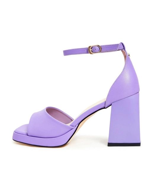 High Heel Sandals di CESARE GASPARI in Purple