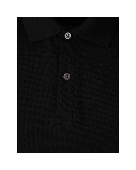 McQueen Black Polo Shirts for men