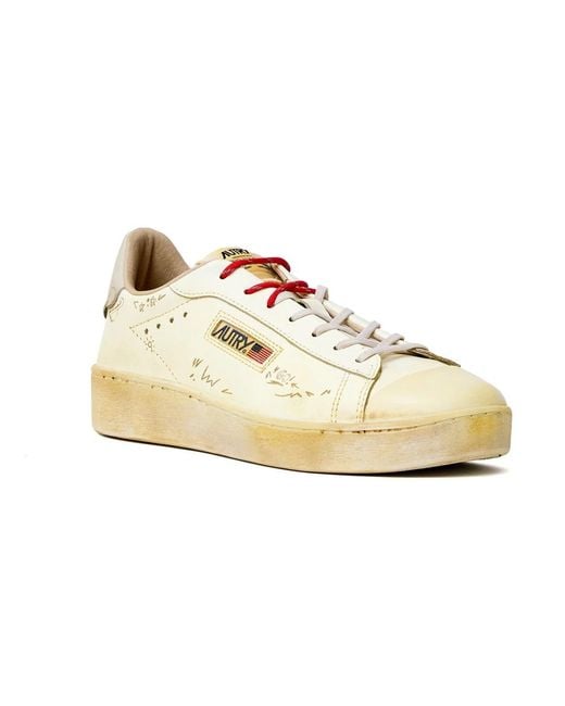 Autry White Sneakers for men