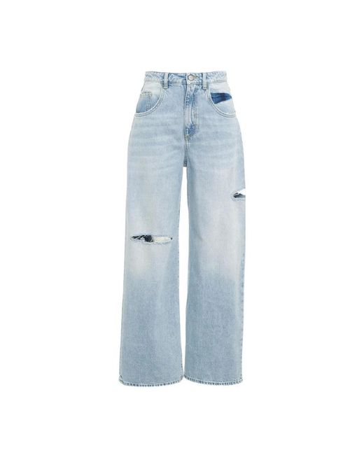 ICON DENIM Blue Loose-Fit Jeans