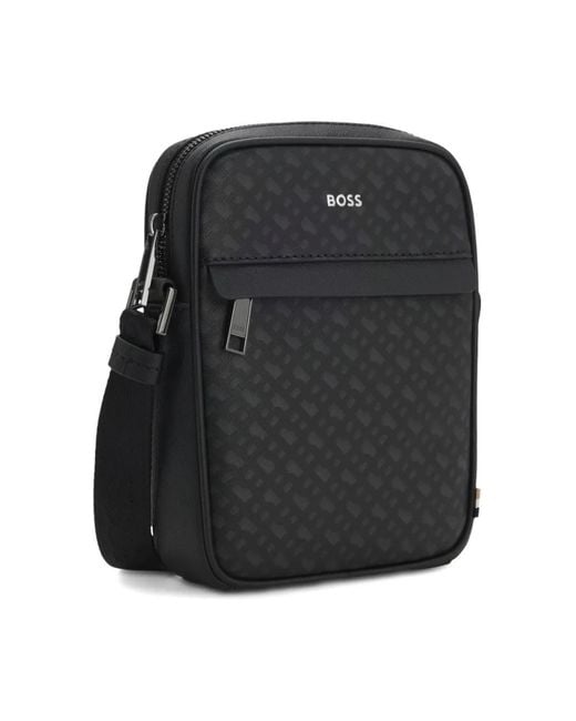Messenger Bags di HUGO in Black da Uomo