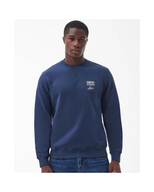 Barbour Blue Sweatshirts for men