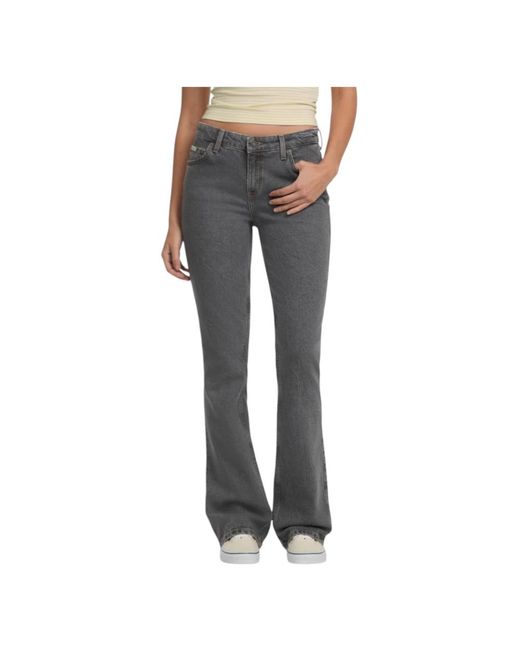 Guess Gray Boot-Cut Jeans