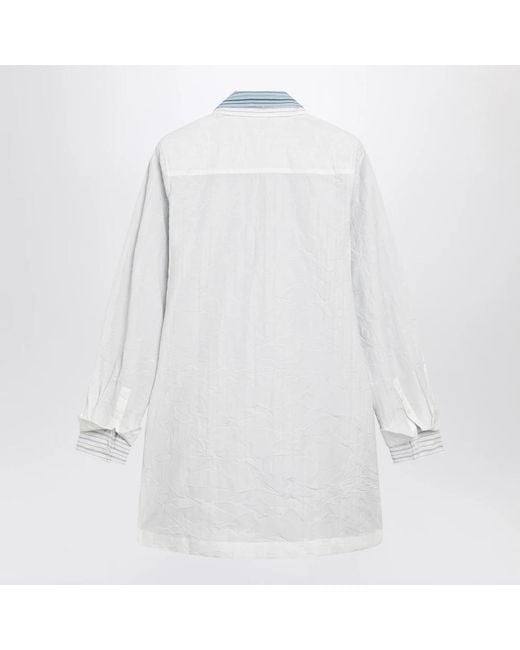 Loewe Blue Shirt Dresses