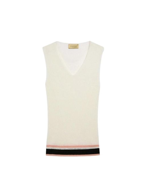 Momoní Natural Sleeveless Tops