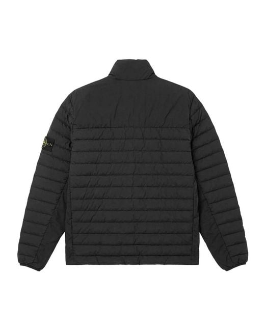 Down Jackets Stone Island de hombre de color Black