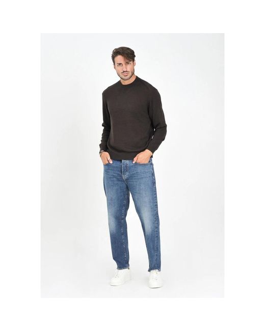 ARMANI EXCHANGE Blue Loose Fit Jeans for men
