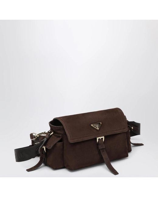 Prada Brown Explore Umhängetasche Medium