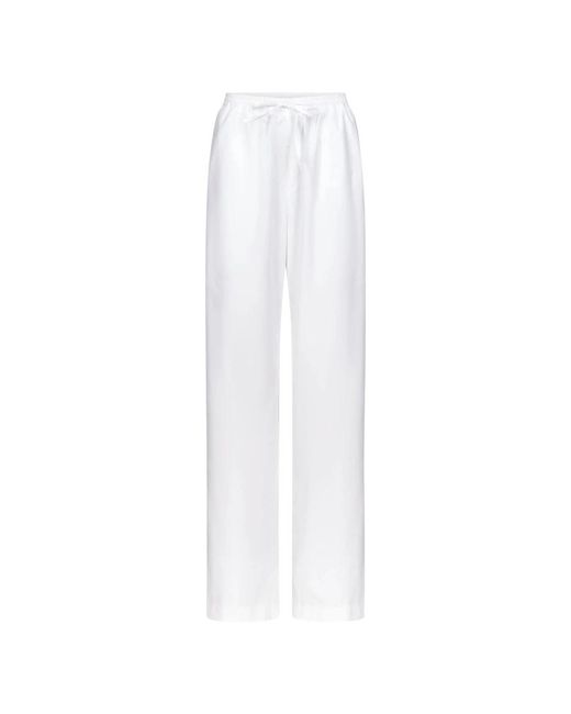 Loulou de Saison White Wide Trousers