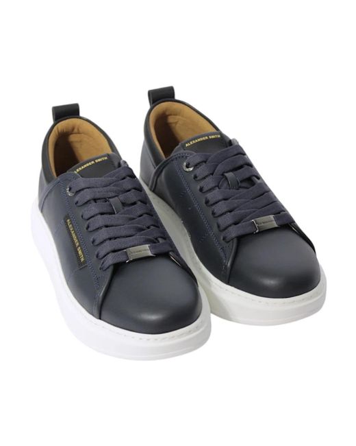 Alexander Smith Blue Sneakers for men