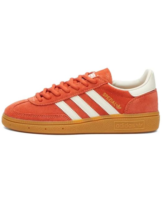 Adidas Vintage handball spezial sneakers in Orange für Herren