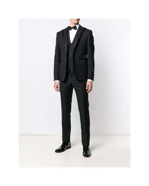 Single Breasted Suits Tagliatore de hombre de color Black