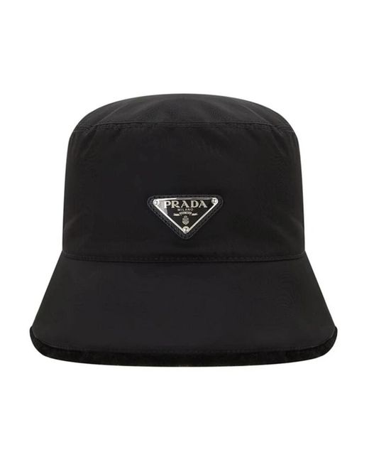 Hats Prada de color Black
